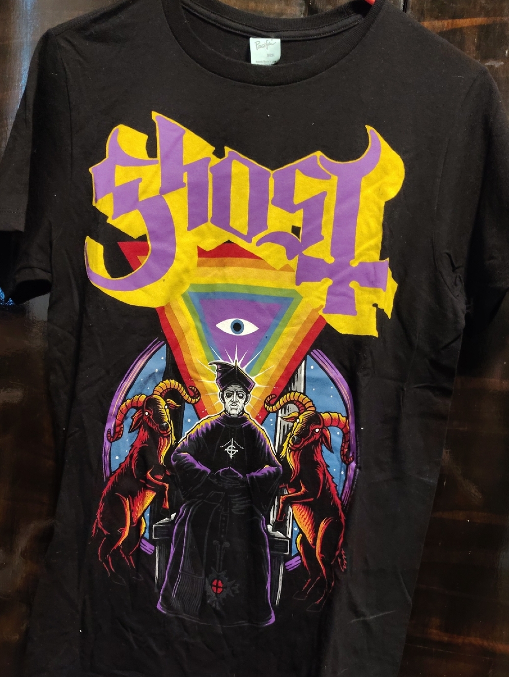 Black Ghost Band Shirt Pride Print